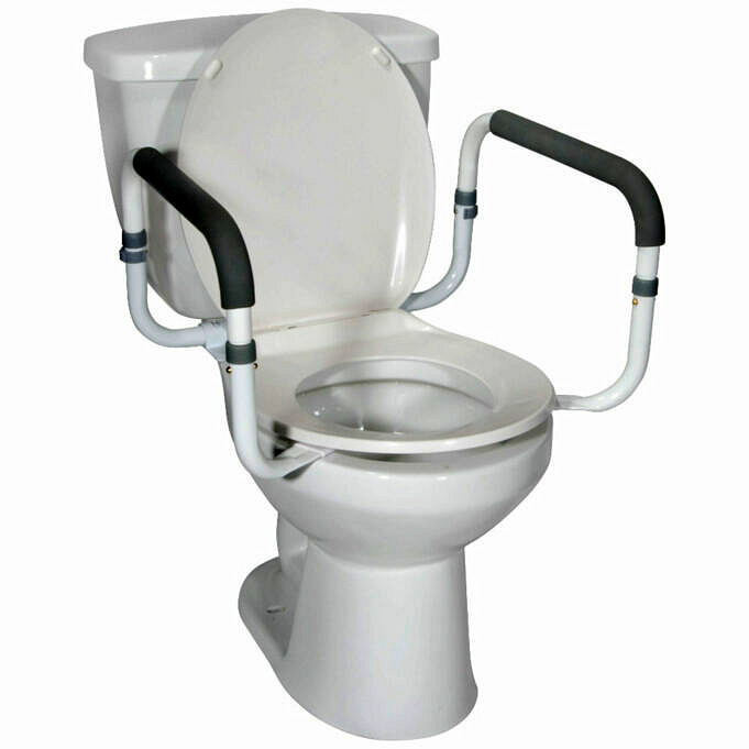 Cadres De Sécurité Pour Toilettes Bariatriques Avec Rails Robustes