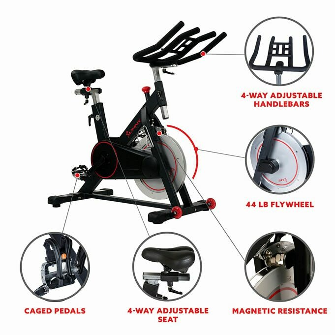 home gym Sunny Health Fitness SF B1805 Velo Dinterieur Robuste Et Abordable